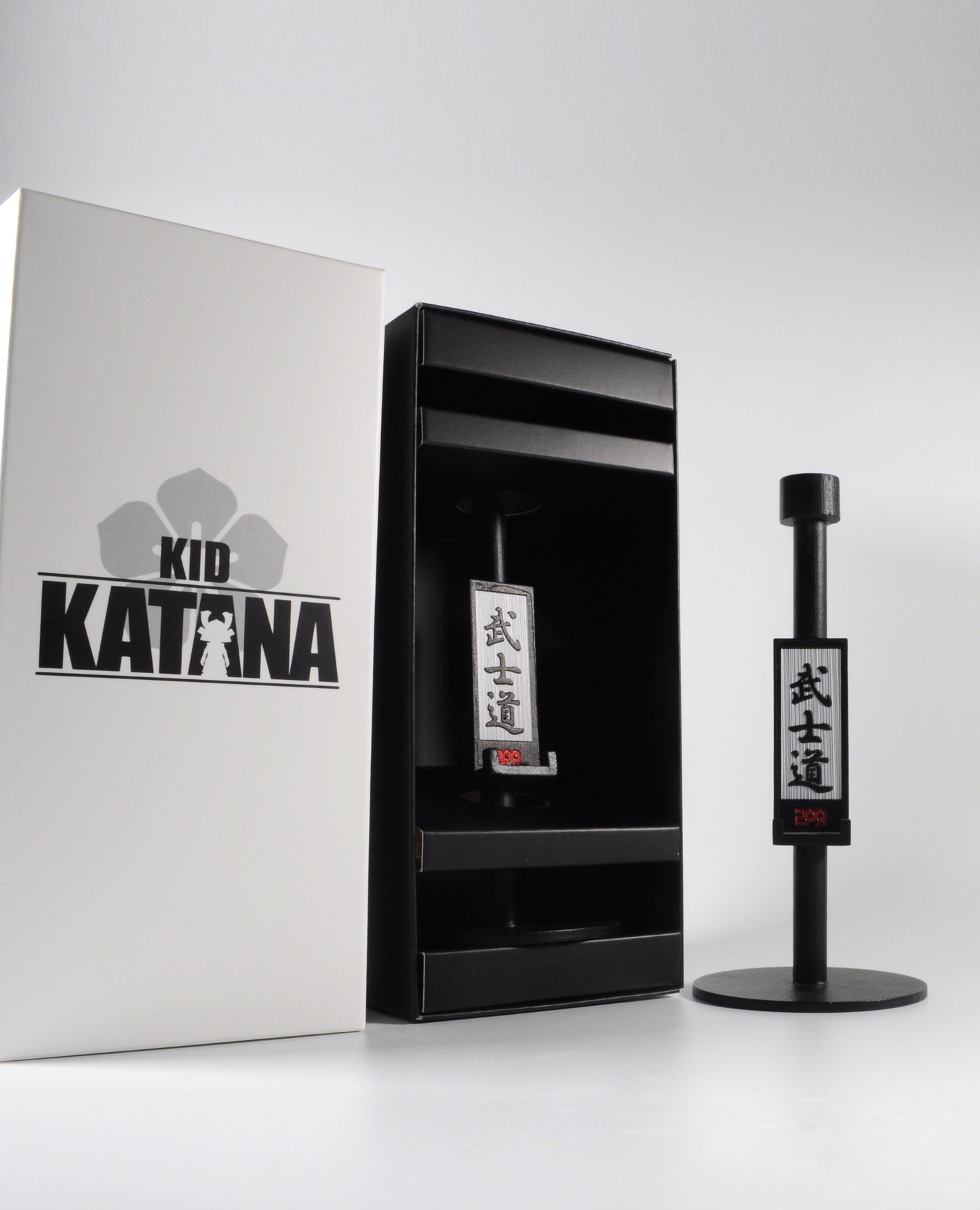 Kid Katana Vinyls - Bamboo Display Stand (Black) **BULK CASE OF 25 PIECES**